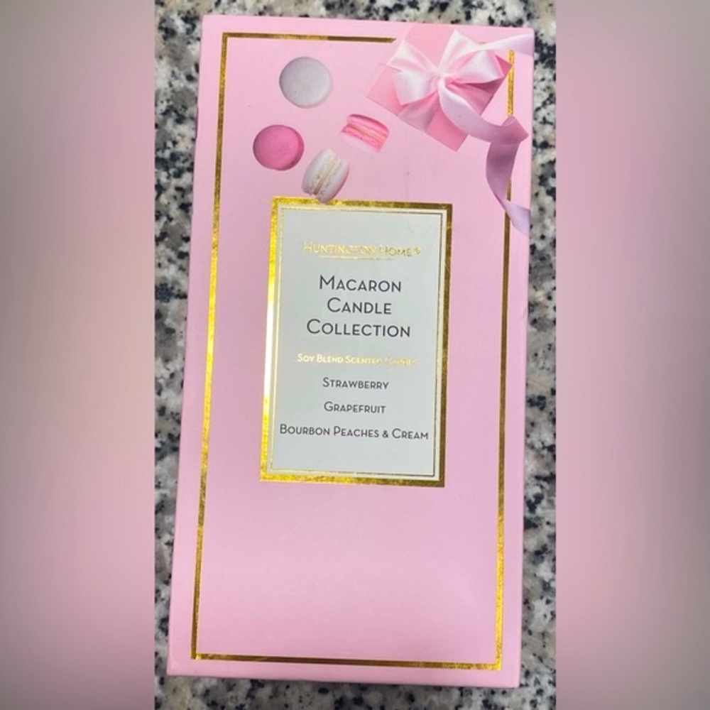Macaron Candle Collection